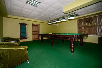 Billiard room in the hotel Fantasy